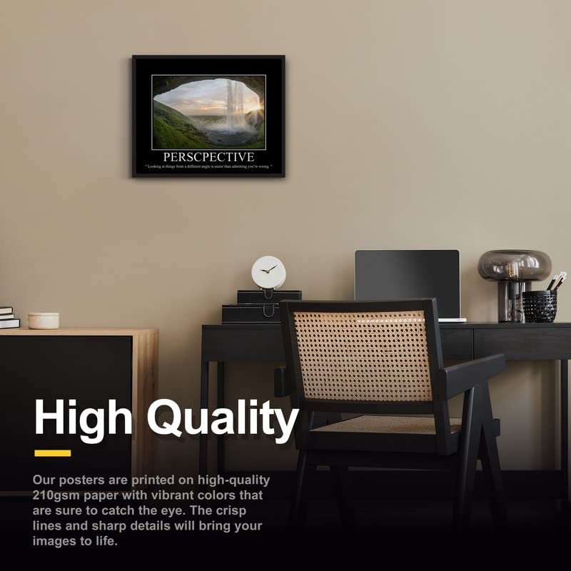 Inspirational Wall Art Co. - Perspective | Demotivational Poster - Sarcastic Funny Office Decor - Snarky Ironic Wall Art - Demotivational Posters for Office | 11x14 Inches Unframed Print