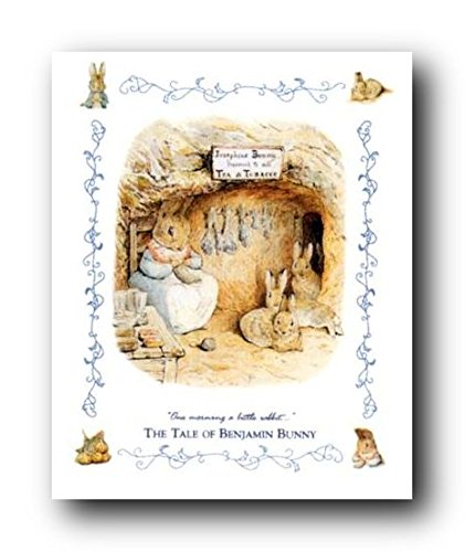 The Tale of Peter Rabbit and Benjamin Bunny By Beatrix Potter Kids Room Wall Decor Art Print Poster (16x20)