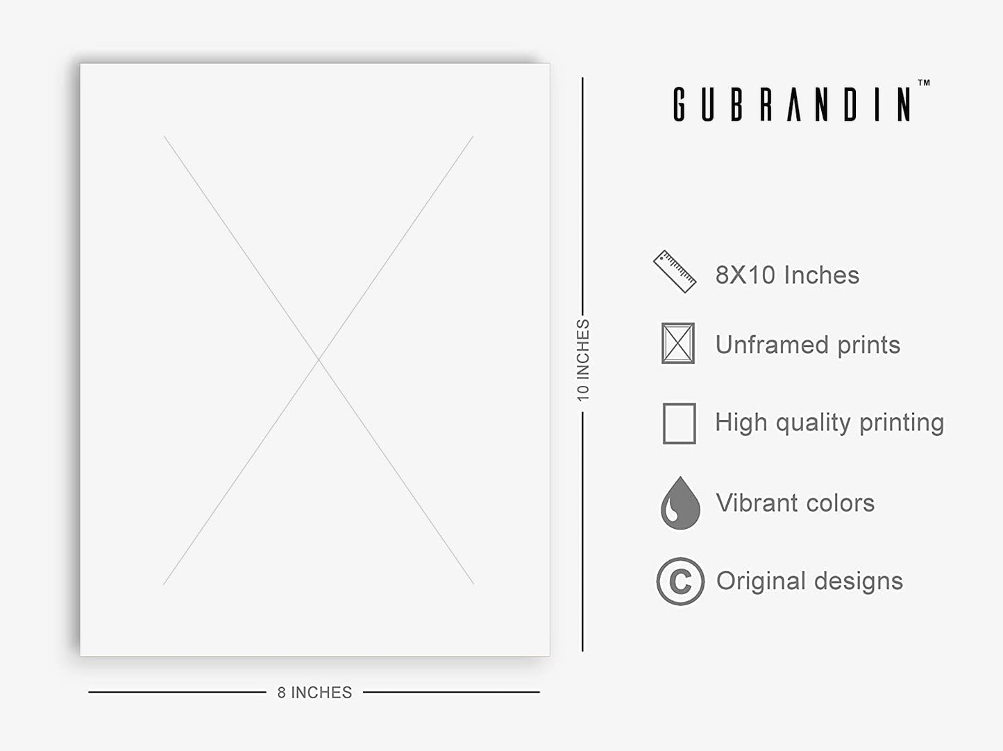 Gubrandin Watercolor Fall Wall Art Colorful Pumpkins Print Farmhouse Halloween Decorations Living Room Thanksgiving Harvest Gift Rustic Country Poster For farm (8x10 inch，Set of 4，Unframed)