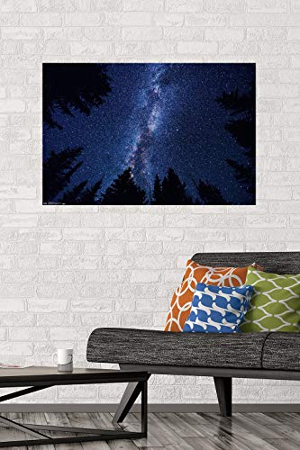 Trends International Milky Way At Night Wall Poster, 22.375" x 34", Unframed Version