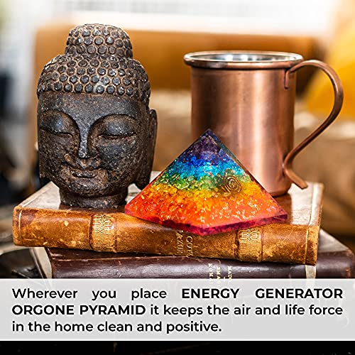 Energy Generator Orgone Pyramid for E-Energy Protection & Healing- meditation orgonite pyramids/crystal chakra