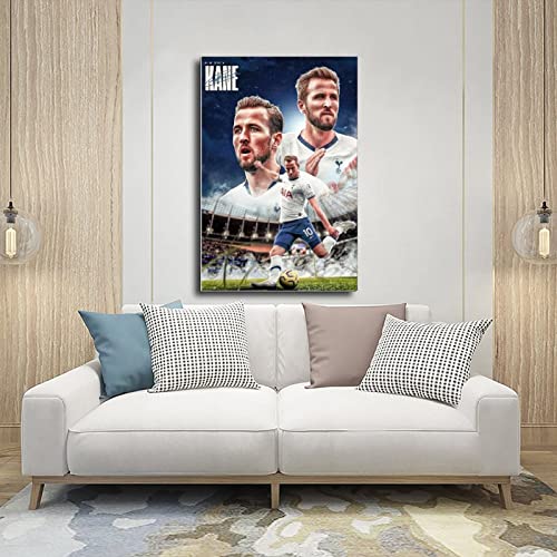 Football Player Poster Print For Walls Soccer Posters Canvas For Home Decor Unframe-style 12x18inch(30x45cm)