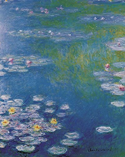 Posterazzi Collection Waterlilies at Giverny Poster Print by Claude Monet (10 x 8)