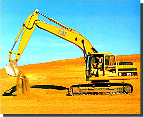 Heavy Equipment Caterpillar Bulldozer Truck 4 Set 8x10 Wall Decor Art Print Posters