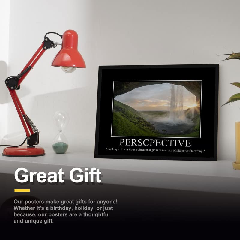 Inspirational Wall Art Co. - Perspective | Demotivational Poster - Sarcastic Funny Office Decor - Snarky Ironic Wall Art - Demotivational Posters for Office | 11x14 Inches Unframed Print