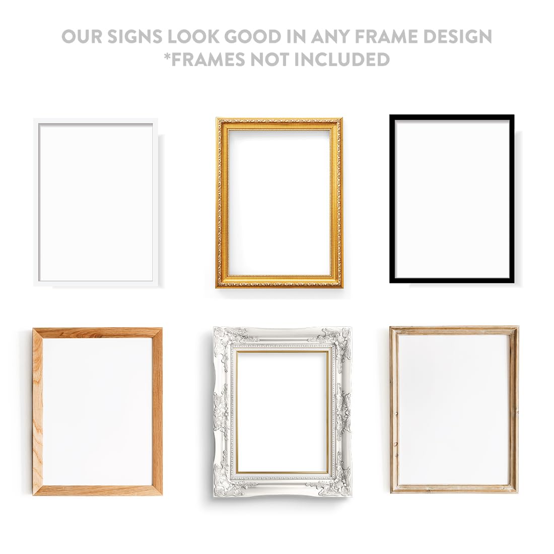 Andaz Press Unframed Black White Wall Art Decor Poster Print, Bible Verses, Love ... always protects, always trusts, always hopes, always perseveres. Love never fails. 1 Corinthians 13:4-8, 1-Pack