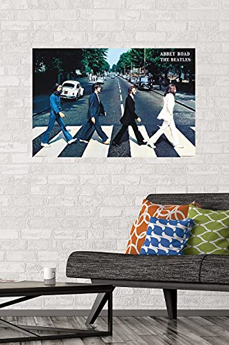 Trends International Beatles-Abbey Road Wall Poster, 22.375" x 34", Unframed Version, Bedroom