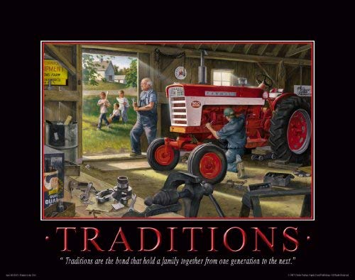 Farmall Case IH Tractor Motivational Poster Art Print 11x14 Charles Freitag Wall Decor Pictures