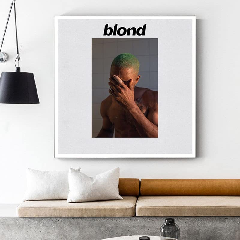 Tiango Frank Ocean Inch Blond Inch Music Album HD Printed Art Poster Wall Decor, unframed 16x16 inches