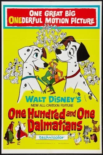 101 Dalmations Movie Poster #01 11x17 Master Print