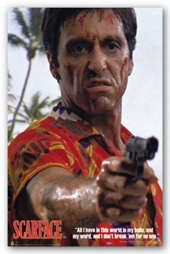 Scarface - Hawaiian Shirt 24"x36" Art Print Poster