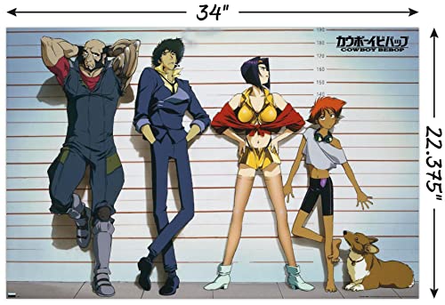 Trends International Cowboy Bebop - Heights Wall Poster, 22.37" x 34.00", Unframed Version