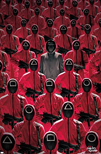 Trends International Netflix Squid Game - Key Art Wall Poster, 22.375" x 34", Unframed Version