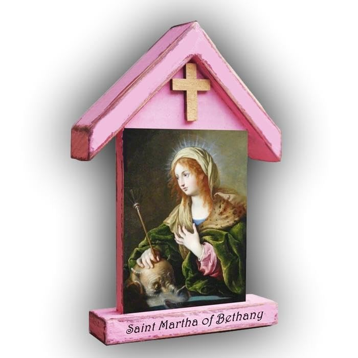 Saint Martha of Bethany, icon of st Martha, St Martha Icon, religious icon for gift, christian home decor (MEDIUM: 6.7 x 4.3 in (17x11 cm))