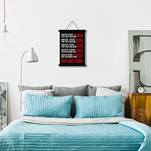 Pyradecor Black Magnetic Poster Hanger Frame For Prints Pictures Photos Posters Canvas Artwork(12" 1 Pack)