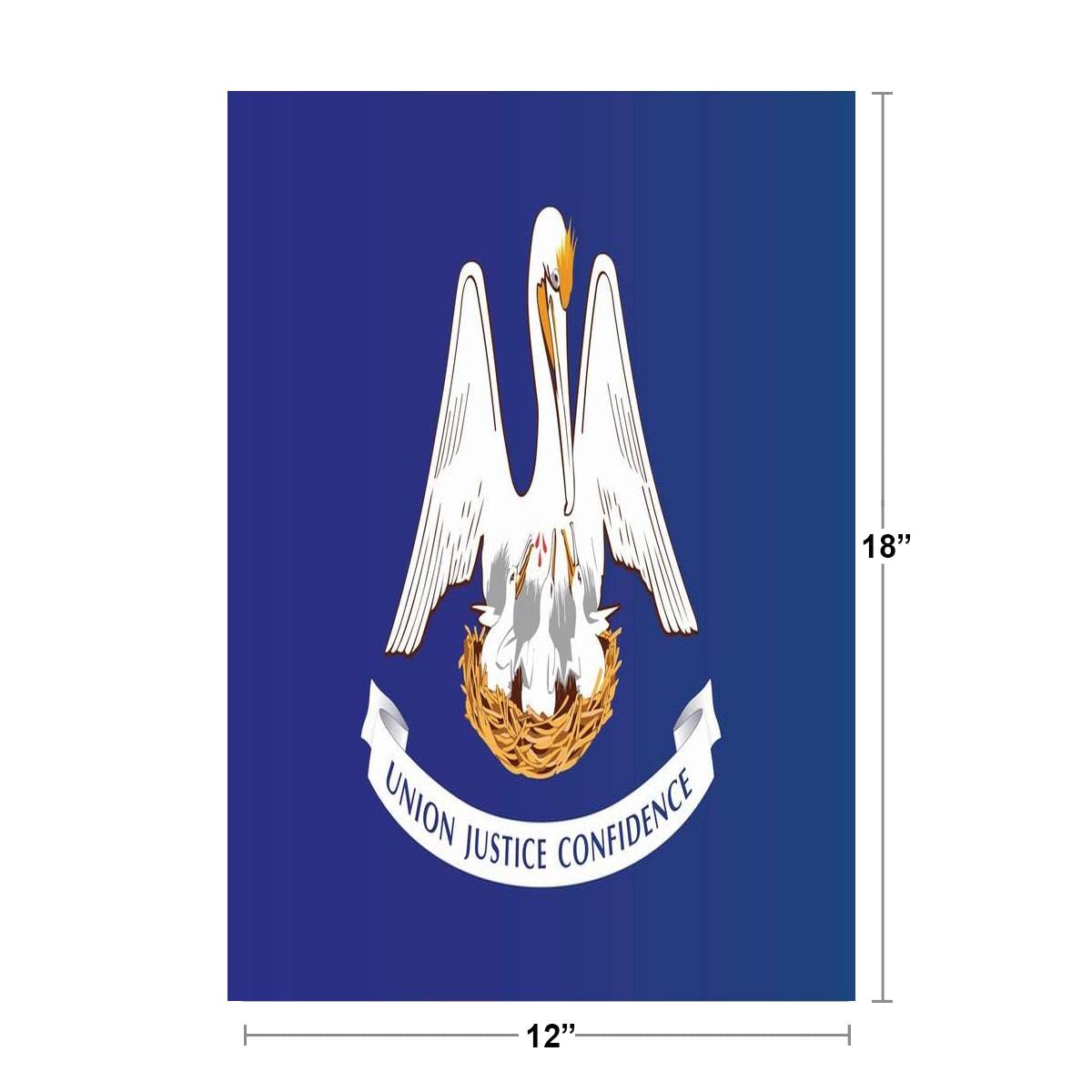 Louisiana State Flag Cool Wall Decor Art Print Poster 12x18