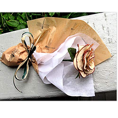 Apple Rose Bouquet Dried Apple Petals 1 Full Bloom Single Rose