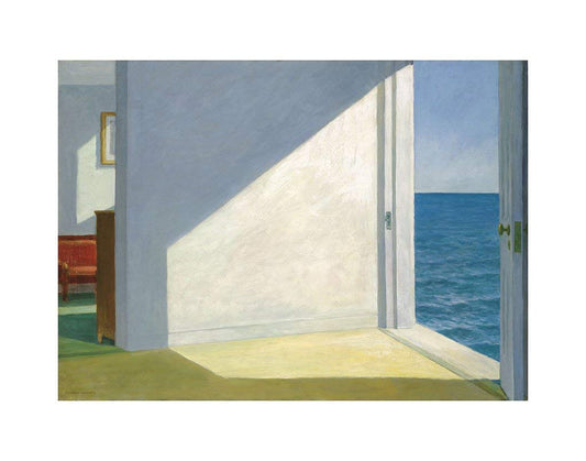 Rooms by The Sea Art Print Art Poster Print by Edward Hopper, 14x11