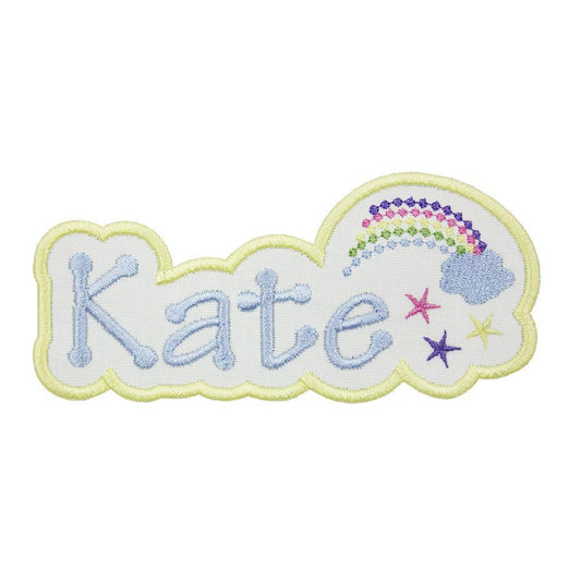 Rainbow Name Personalized Patch your choice of sew on or iron on patch