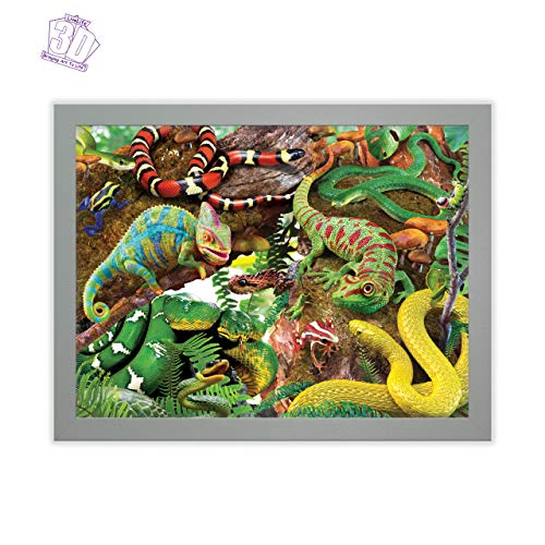 3D LiveLife Lenticular Wall Art Prints - Curious Creatures from Deluxebase. Unframed 3D Wildlife Poster. Perfect wall decor. Original artwork licensed from renowned artist, David Penfound