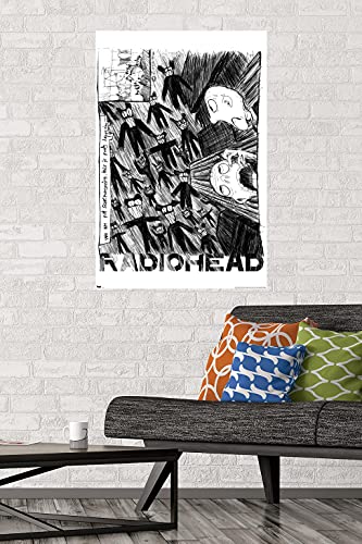 Trends International Radiohead - Scribble Wall Poster, 22.375" x 34", Unframed Version