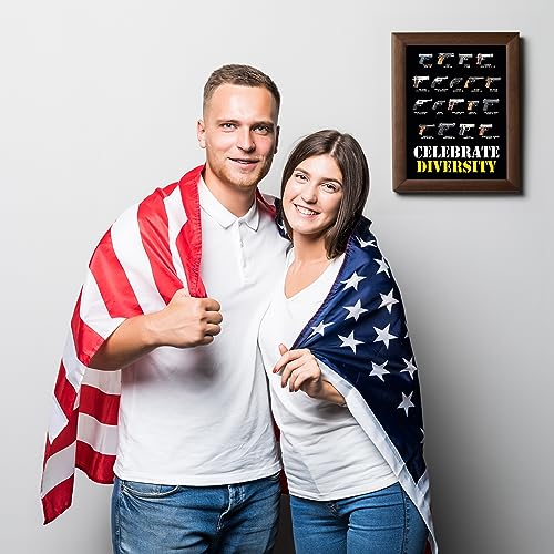 Hand Gun Poster - Patriotic Wall Art, This Second Amendment Wall Decor Poster Is A Great Wall Print For Home Decor, Bedroom Decor, Man Cave Room Decor Aesthetic, or 4th Of July, Unframed - 8x10