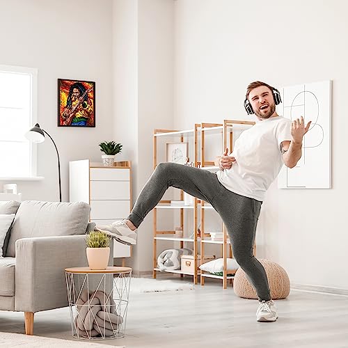 Bob Marley Rocking - Abstract Music Concert Wall Art - This Ready to Frame Vibrant Music Wall Art Poster Print is Good For Music Room, Office, Studio, And Man Cave Room Decor, Unframed - 8 * 10”