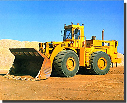 Heavy Equipment Caterpillar Bulldozer Truck 4 Set 8x10 Wall Decor Art Print Posters