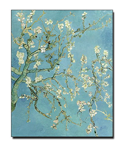 Vincent Van Gogh Art Paintings Reprints - Popular Starry Night, Almond Blossom Painting, Cafe Print - Set of 4 8 x 10 Posters - Wall Decor Painting for Office, Bedroom, Kitchen, Living Room