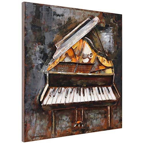 Empire Art Direct Magic Keys Mixed Media Iron Hand Painted Dimensional Wall Art, 32" x 32" x 3", Ready to Hang