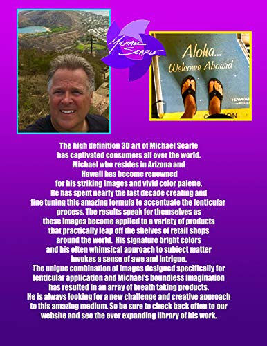 3D LiveLife Lenticular Wall Art Prints - Dolphin Family from Deluxebase. Unframed 3D Ocean Poster. Perfect wall decor. Original artwork licensed from renowned artist, Michael Searle