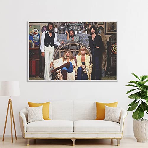 MANGD Fleetwood Mac Art Print Stevie Nicks Poster for Room Aesthetic Canvas Art Poster and Wall Art Picture Print Modern Family Bedroom Decor Posters 12x18inch(30x45cm)