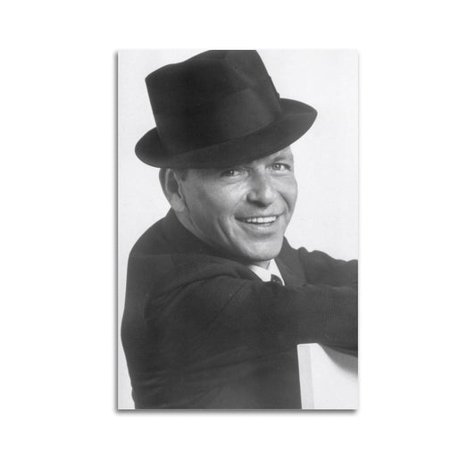 Frank Sinatra Posters Photography Pictures Vintage Prints Celebrity Culture Artwork Picture Walls For Room Living Room Porch Decoration16x24inch(40x60cm) Unframe-style