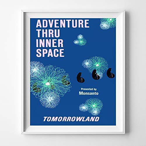 Disneyland Adventure Thru Inner Space Wall Art Poster Home Decor Print Vintage Artwork Reproduction - Unframed