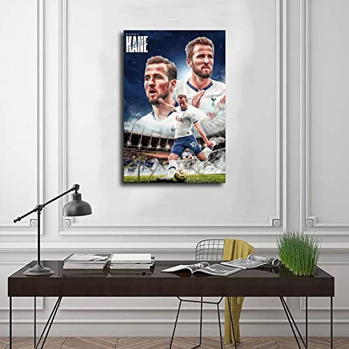 Football Player Poster Print For Walls Soccer Posters Canvas For Home Decor Unframe-style 12x18inch(30x45cm)