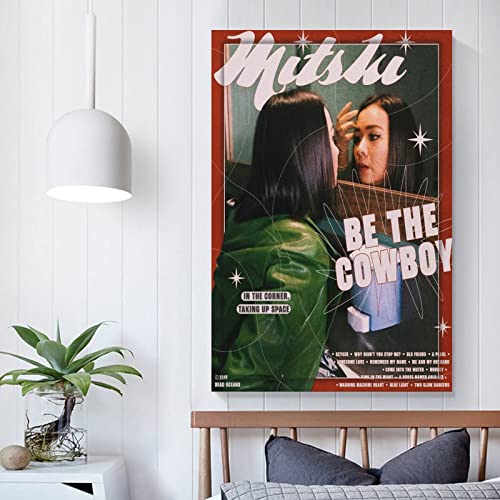 KINYONG Mitski Be The Cowboy Poster Canvas Art Poster and Canvas Wall Art Living Room Posters Bedroom Painting, Wall Art Picture Print Modern Family Bedroom Decor Posters 12x18inch(30x45cm)