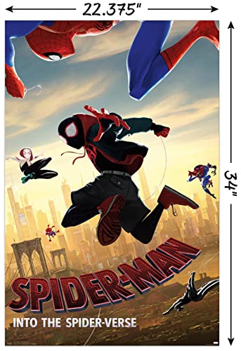 Trends International Marvel MCU - Spider-Man - Into The Spider-Verse - Dive Wall Poster, 22.375" x 34", Unframed Version