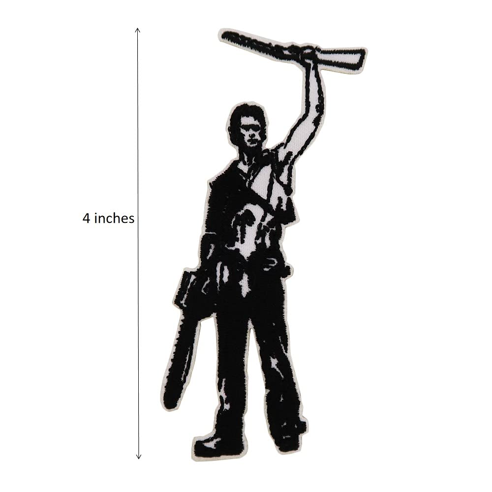 Evil Dead Army of Darkness Embroidered Iron On Patches Halloween Horror Film Costume