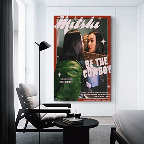 KINYONG Mitski Be The Cowboy Poster Canvas Art Poster and Canvas Wall Art Living Room Posters Bedroom Painting, Wall Art Picture Print Modern Family Bedroom Decor Posters 12x18inch(30x45cm)