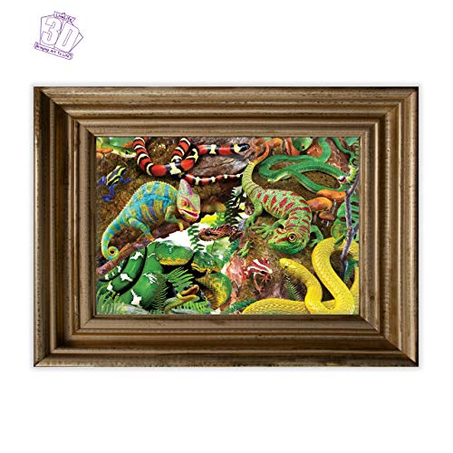 3D LiveLife Lenticular Wall Art Prints - Curious Creatures from Deluxebase. Unframed 3D Wildlife Poster. Perfect wall decor. Original artwork licensed from renowned artist, David Penfound