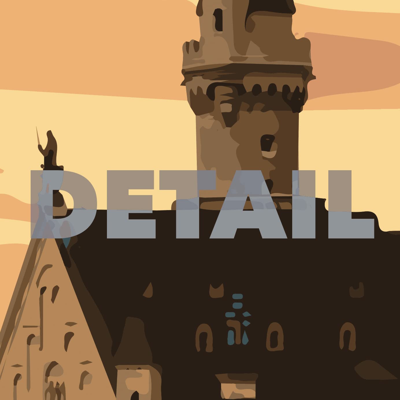 Neuschwanstein Castle Vintage-Style Travel Poster - 8x10-12x18-18x24-24x36 / 4x6 Postcard WPA Style Art Print Bavaria Germany (8x10 Inch Poster)