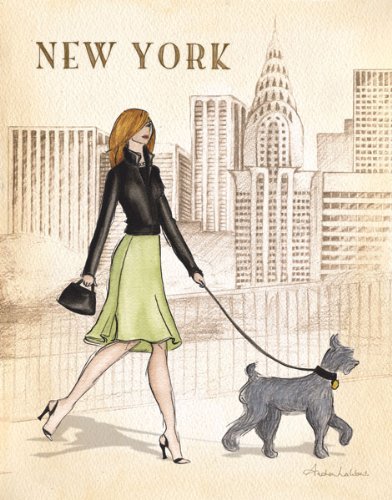 Paris, London, Roma and New York Set by Andrea Laliberte 11"x14" Art Print Poster
