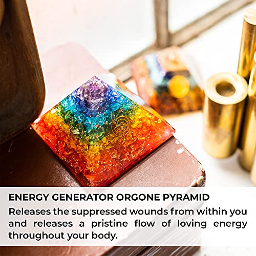 Energy Generator Orgone Pyramid for E-Energy Protection & Healing- meditation orgonite pyramids/crystal chakra