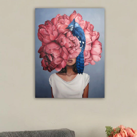 Floral Portrait Canvas