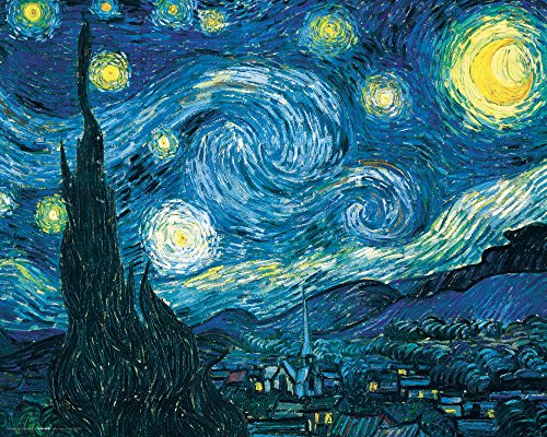 Vincent Van Gogh Starry Night Night Decorative Fine Art Poster Print, Unframed 16x20