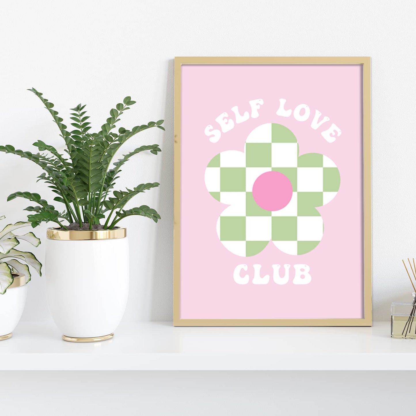 Whaline 9Pcs Preppy Posters Danish Pastel Wall Art Prints Room Decor for Teen Girls Bedroom College Dorm Room Posters Decorations(UNFRAMED 8x10)