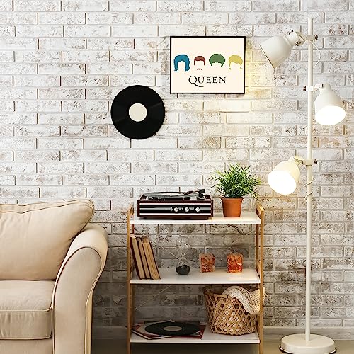 Queen Band - Silhouette Music Wall Art Decor, This Ready to Frame Vintage Music Poster Print is Perfect For Music Room, Office, Studio, And Man Cave Room Decor Aesthetic, Unframed - 8 x 10”