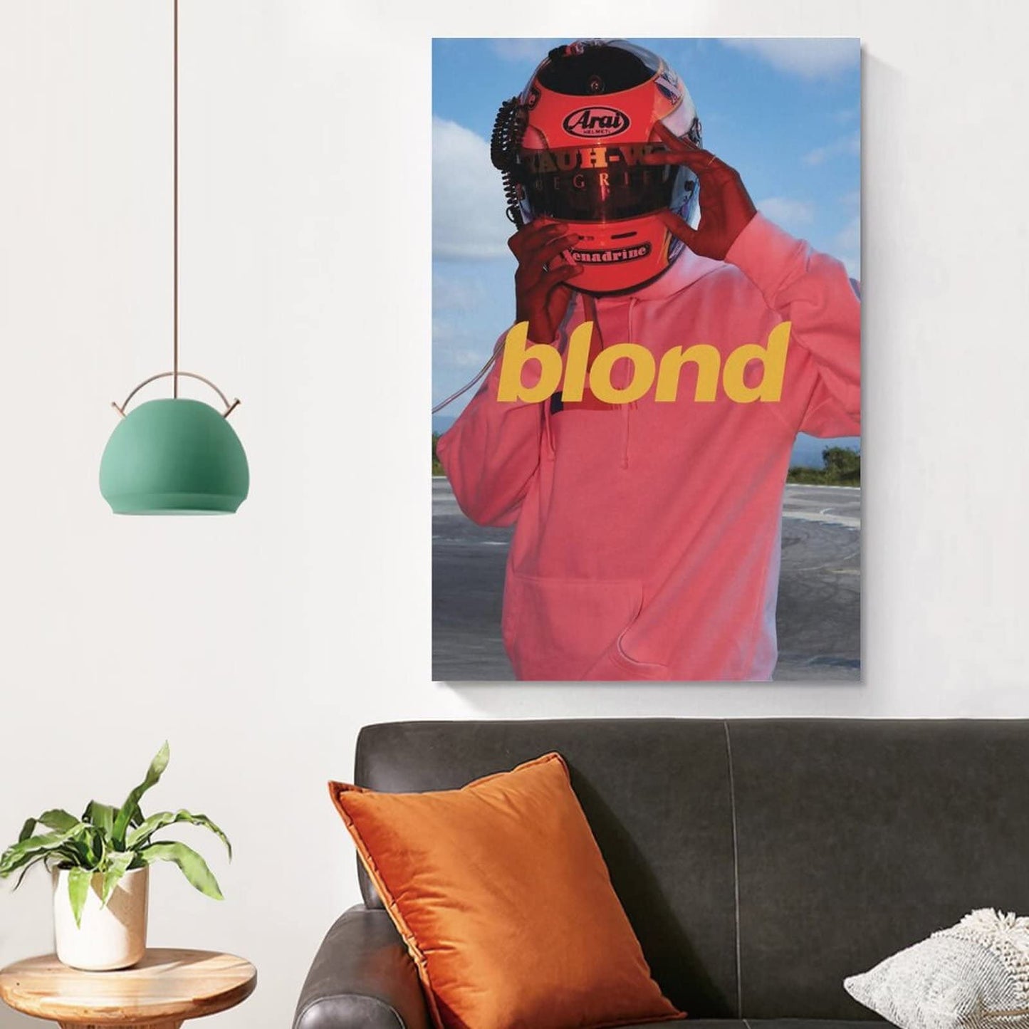 GRYEC Rapper Poster Frank Ocean Poster Decorative Painting Canvas Wall Posters And Art Picture Print Modern Family Bedroom Decor Posters 16x24inch(40x60cm)