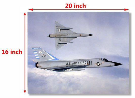 Military Aircraft Vintage Convair F-106 jet Delta Dart Interceptor Wall Decor Art Print Poster (16x20)