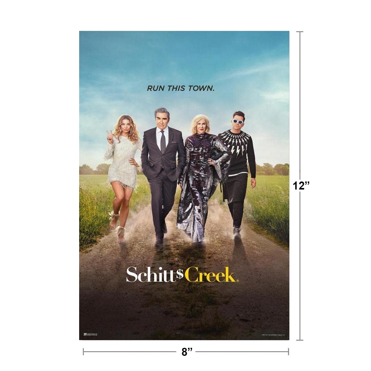 Schitts Creek Poster Season 5 Key Art TV Series 5 Official Schitts Creek Merchandise David Rose Apothecary Merchandise Rosebud Motel Moira Rose Alexis Rose Thick Paper Sign Print Picture 8x12
